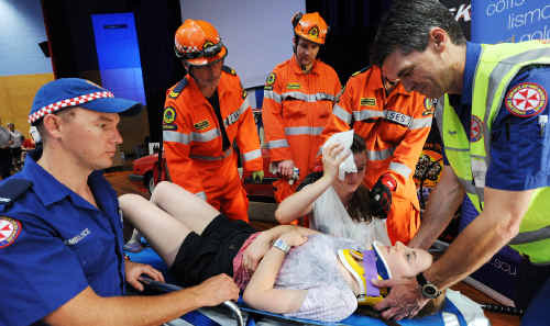 Coffs Harbour high school students have been warned the next road accident rescue they see may be the real deal. Coffs Harbour high school students have been warned the next road accident rescue they see may be the real deal.